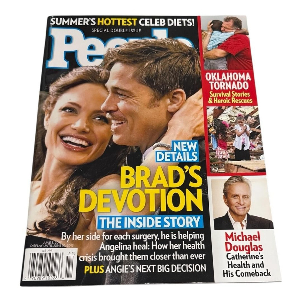 People Magazine June 3 2013 Brad's Devotion Cover Angelina Jolie Michael Douglas